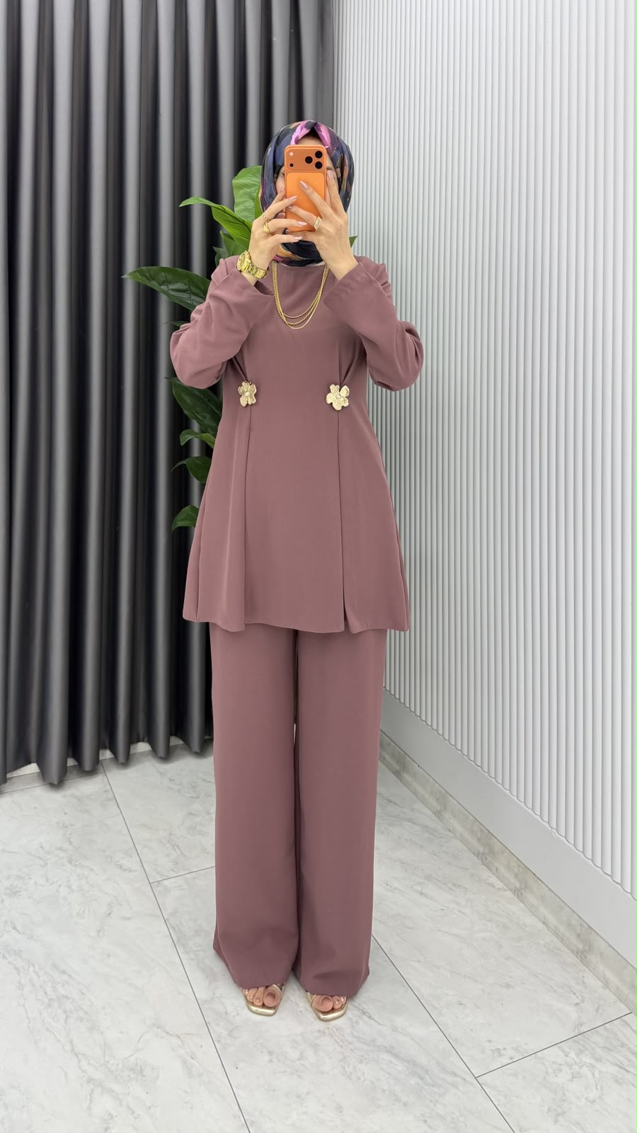 Ensemble Elégance Florale: De Mirral maroc