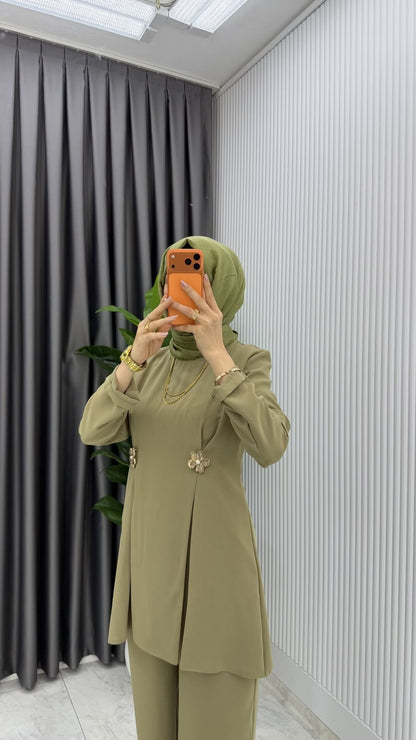 Ensemble Elégance Florale: De Mirral maroc